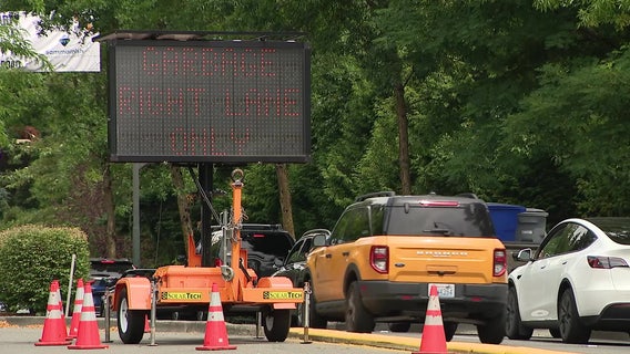 Long wait times at King, Snohomish county garbage drop-off sites