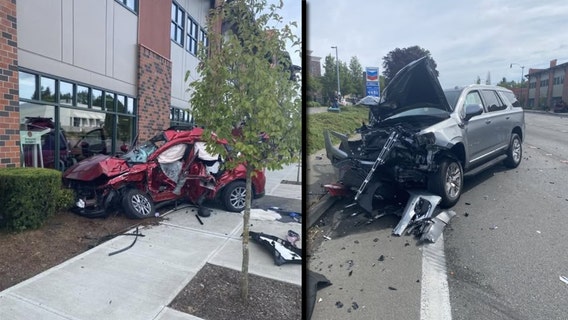 Victim airlifted from Tumwater, WA crash, 18-year-old faces vehicular assault