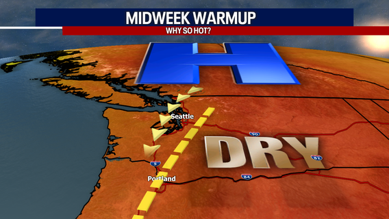 Seattle weather: Soaring temperatures through Wednesday