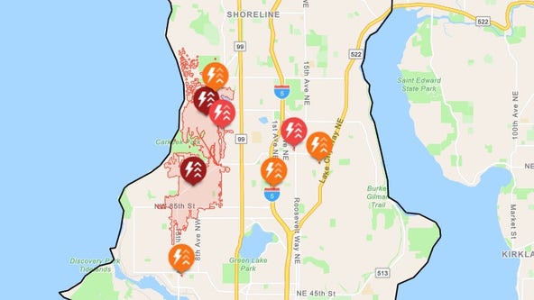 Vault fire causes 20k to lose power in North Seattle