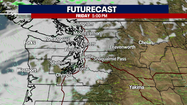 Cooler Seattle weather Friday with a few raindrops