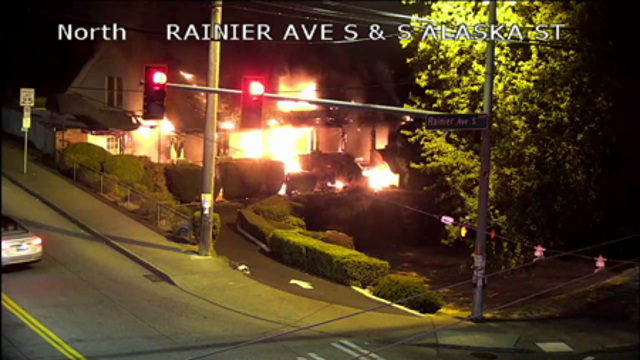 Fire at funeral home in South Seattle was intentionally set