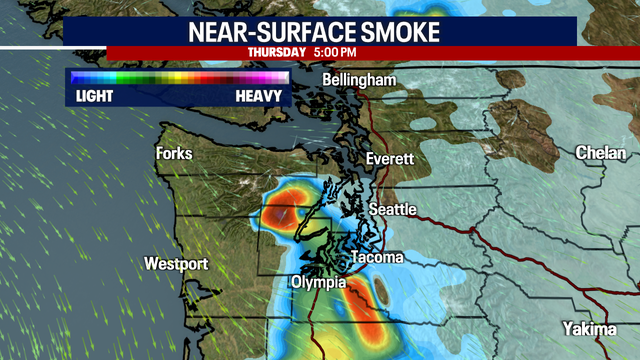 Seattle weather: Wildfire smoke, sunshine in Puget Sound