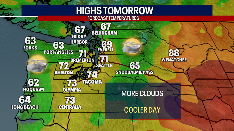 Tomorrow's Highs