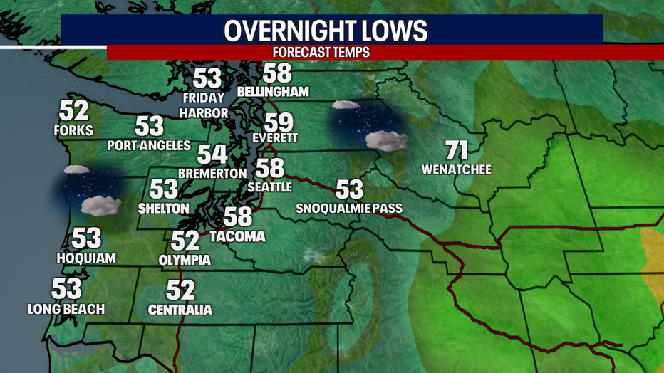 Lows Tonight