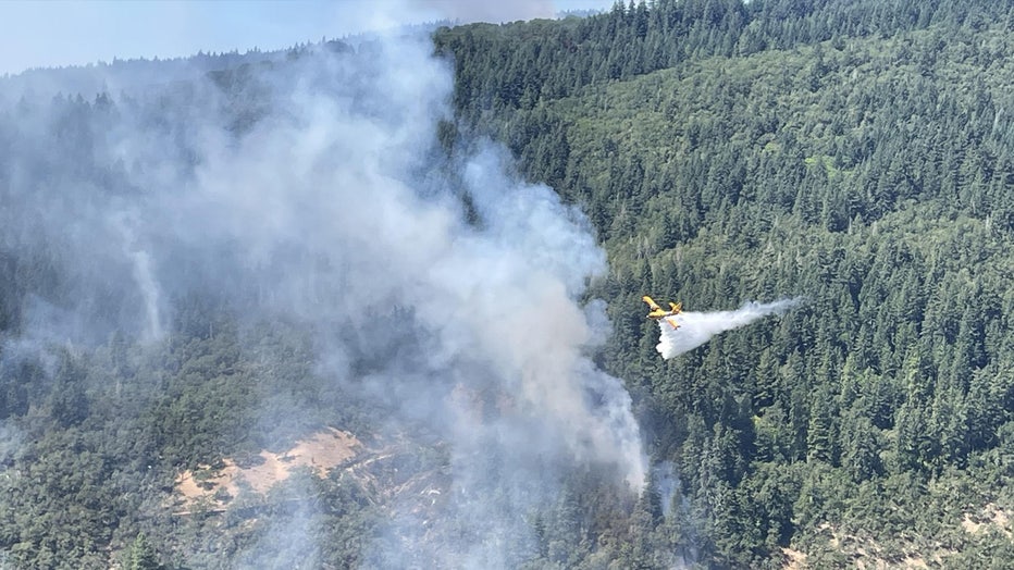 The Burdoin Fire, burning in south-central Washington near the Columbia River, has grown to 11,248 acres. Washington State Governor Bob Ferguson is expected to visit the area on Thursday. Crews estimate the fire to be contained by Monday, Aug. 18.