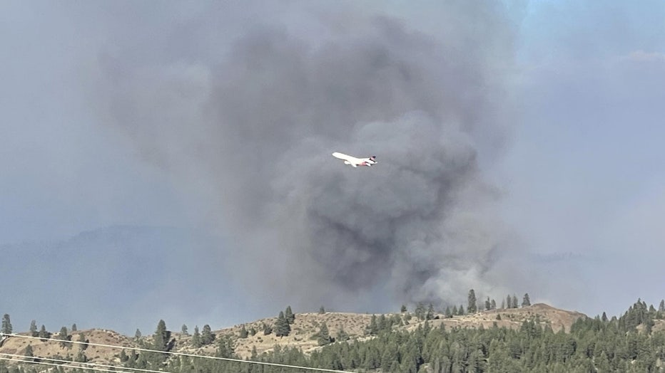 A wildfire that sparked Wednesday afternoon in eastern Washington has reached nearly 4,000 acres in less than 24 hours and prompted evacuation orders. Officials say the Western Pines Fire, burning in Lincoln County about 10 miles northeast of Davenport, was first reported at around 12:34 p.m. Wednesday. As of Thursday at 10:30 a.m., the fire had reached an estimated 3,787 acres and remained 0% contained. According to the state Department of Natural Resources, the cause of the fire remains under investigation but is believed to be human-caused. The fire is burning grass, timber and brush. Winds from a passing cold front have caused the blaze to spread rapidly east.