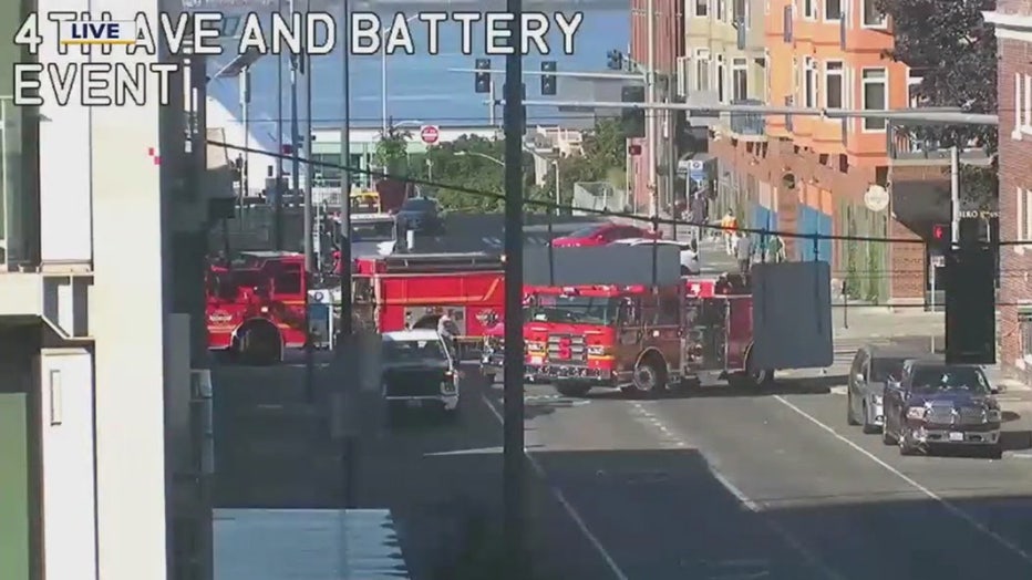 Crews are responding to a natural gas leak in Seattle's Belltown neighborhood Wednesday morning. The Seattle Fire Department (SFD) made the initial announcement on social media just after 8 a.m. Authorities say Battery Street between Second and Fourth avenues is blocked as crews on scene evacuate impacted buildings. Third Avenue between Bell and Wall streets is also blocked. The SFD is asking the public to avoid the area and seek alternative routes. This is a developing story. Check back for updates.