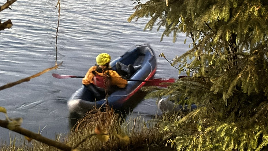 Search and rescue crews looking for a swimmer who went missing in the Duwamish River on July 23, 2025.