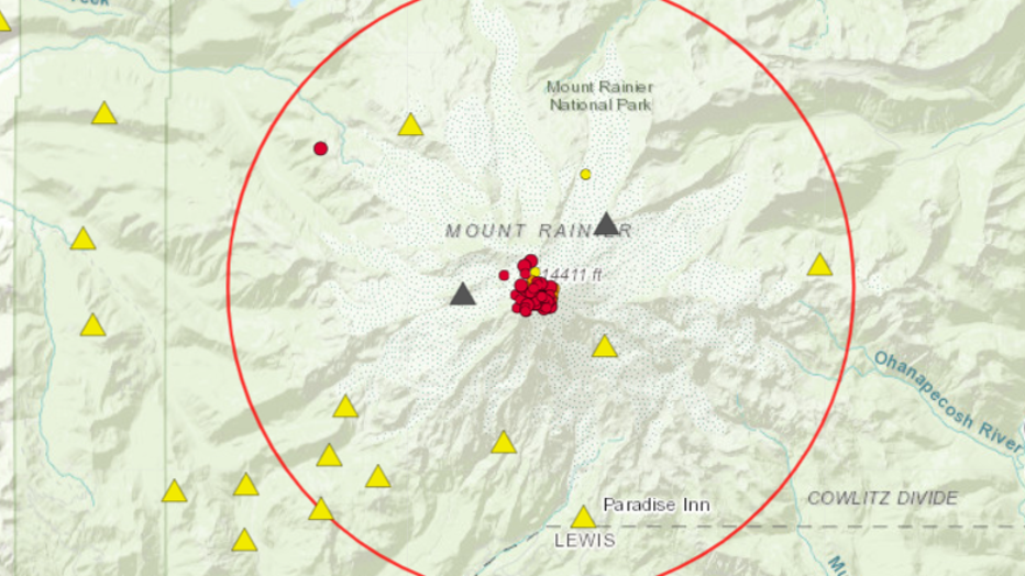 Hundreds of earthquakes at Mount - Pnsn