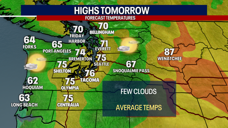 Tomorrow's Highs