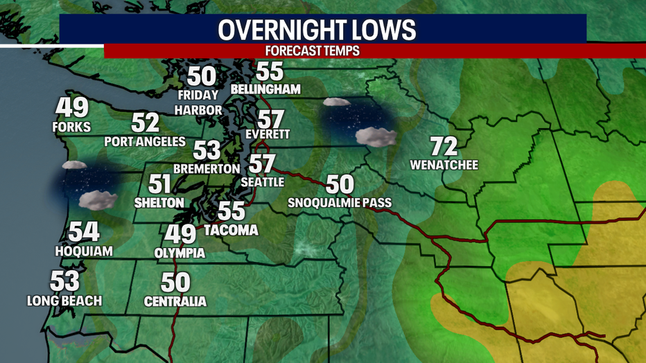 Lows Tonight