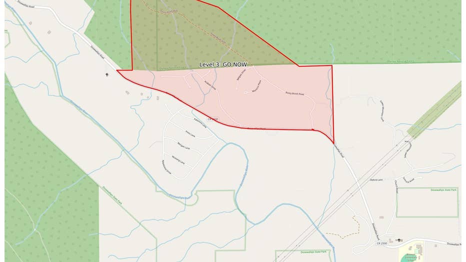 rocky brook evac zone