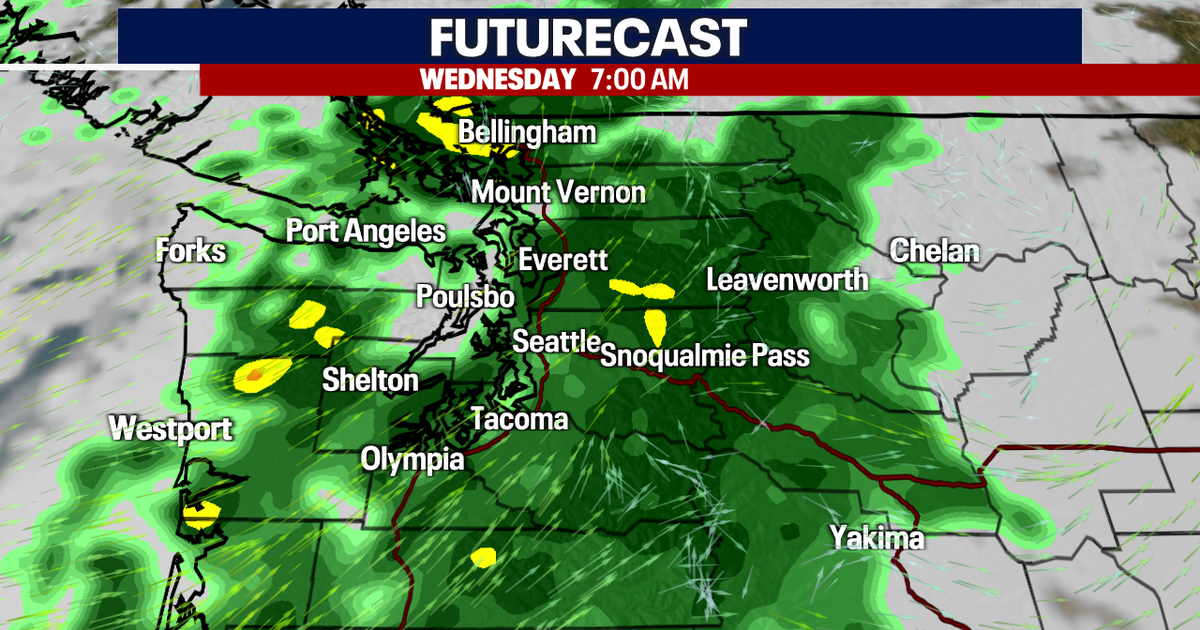 Showers and cooler temperatures Wednesday in Seattle | FOX 13 Seattle