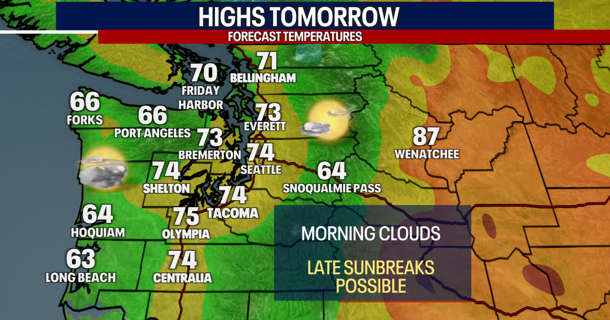 Cloudy and cool start to the work week | FOX 13 Seattle
