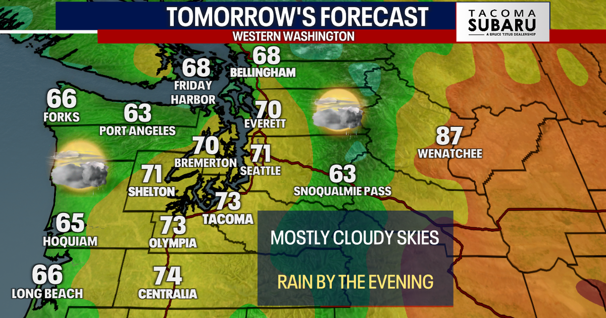 Cooling down Thursday, late showers return to Seattle | FOX 13 Seattle