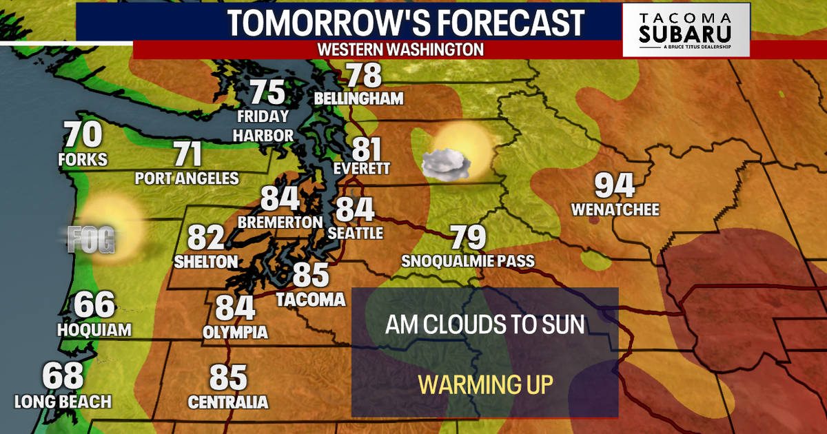 Warmer afternoon with highs in the 80s and sunshine | FOX 13 Seattle
