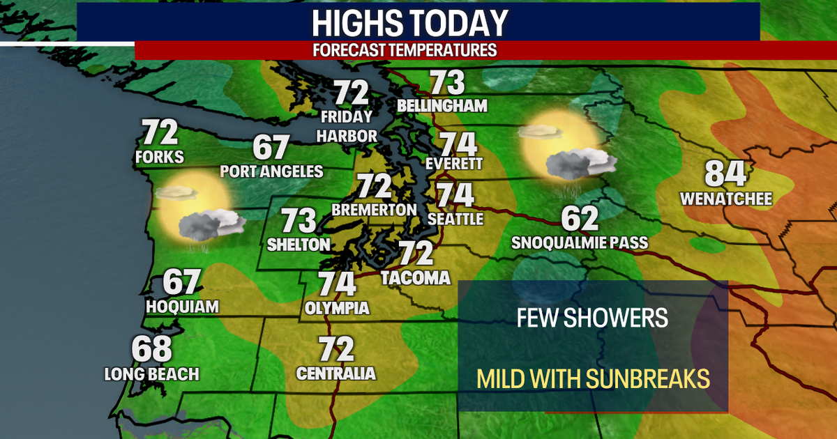 Damp weather in Seattle at times Saturday | FOX 13 Seattle