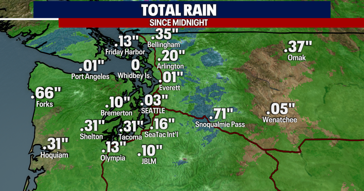 Few showers to start Thursday, afternoon sunshine | FOX 13 Seattle