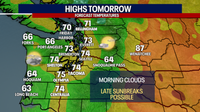 Seattle weather: Cloudy and Cool Start to the Work Week