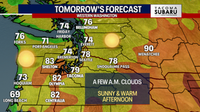 Seattle weather: Sunny skies and slow warming Thursday