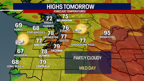 Seattle weather: Mix of sun and clouds Saturday, highs in the upper 70s