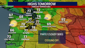 Seattle weather: Clouds and cooling down for Wednesday