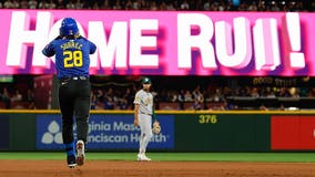 Eugenio Suárez hits 40th home run, Seattle Mariners snap five-game skid with 3-2 win over Athletics
