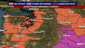Seattle weather: Heating up through Tuesday
