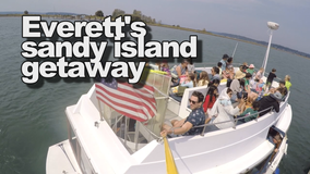 How to cruise to a 2-mile sandy beach in Everett, WA