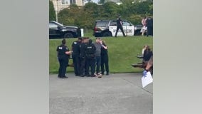 3 demonstrators arrested at WA Rep. Adam Smith town hall