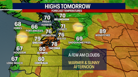Seattle weather: Slow warm up into the weekend