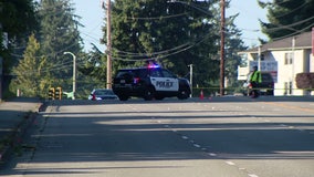 Car crashes into Everett, WA building, killing 1, hospitalizing another