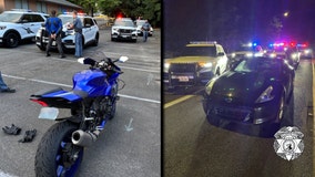 WA troopers make 2 arrests using plane to track down driver, motorcyclist