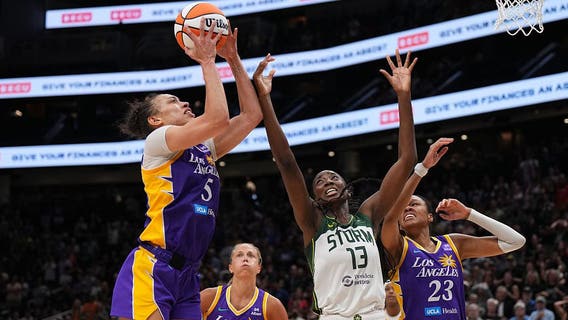 Dearica Hamby lay-up in 2 OT sinks Seattle Storm in 108-106 loss to Sparks