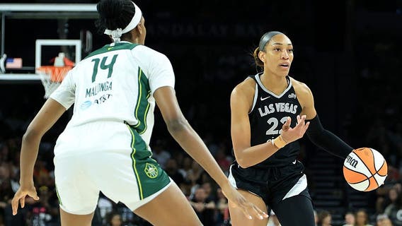A'ja Wilson's 29 points lead Aces to 90-86 win over Seattle Storm