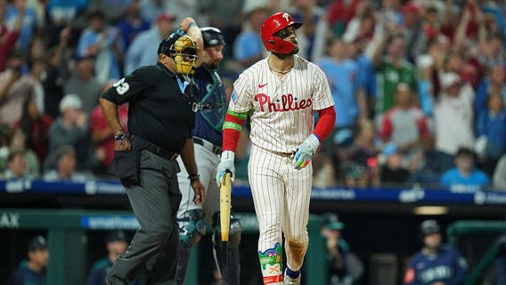 Bryce Harper, Phillies batter Seattle Mariners in 12-7 loss