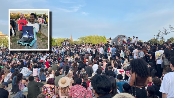 Crowds gather on Capitol Hill for pop-up 'Performative Male Contest' in Seattle