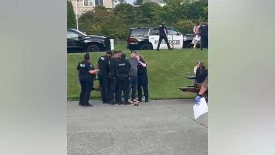 3 demonstrators arrested at WA Rep. Adam Smith town hall