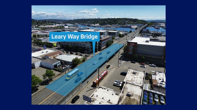 Seattle's Leary Way Bridge shutting down for repaving, repairs