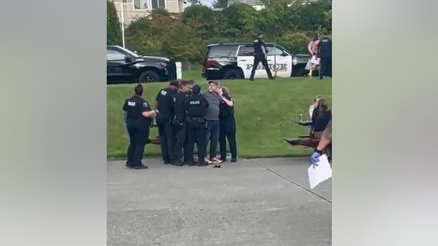 3 demonstrators arrested at WA Rep. Adam Smith town hall