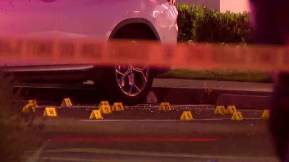 A search is underway for a suspect in a deadly Wednesday night shooting in South Seattle. Deputies with the King County Sheriff’s Office (KCSO) responded to reports of a shooting near South 96th Street and Des Moines Memorial Drive South at around 9:45 p.m. When officers arrived at the scene, they found a man dead inside a white car covered in bullet holes. He was pronounced dead at the scene. Authorities said there are no suspects in custody at this time. Further information is limited. The KCSO will be the leading agency in this investigation. This is a developing story. Check back for updates.