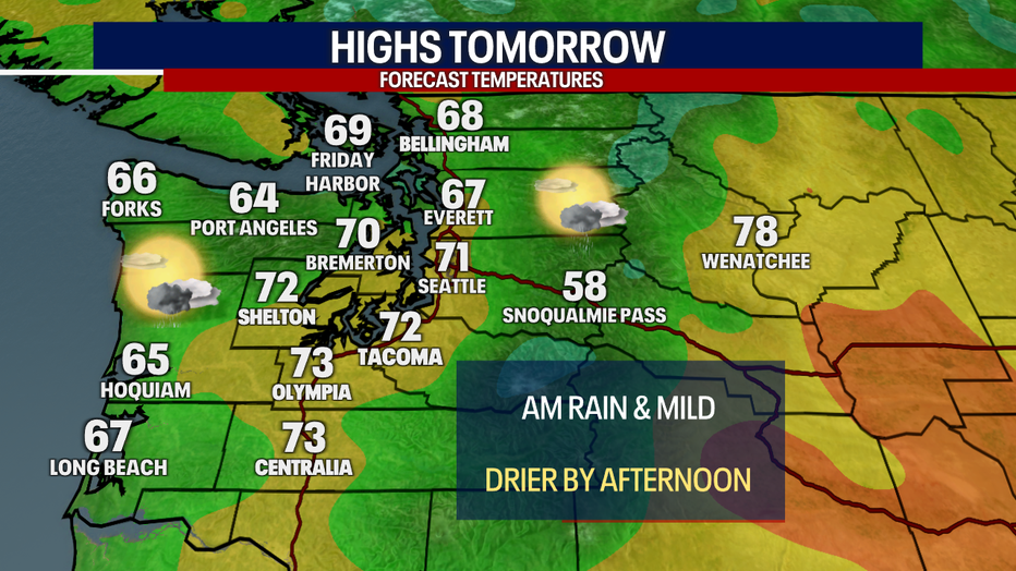 Tomorrow's Highs