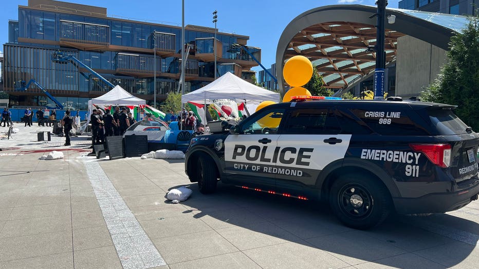 arrests at microsoft campus photo