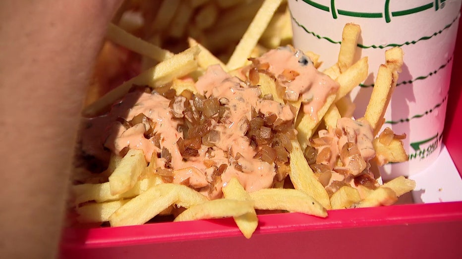 Animal Style fries at In-N-Out