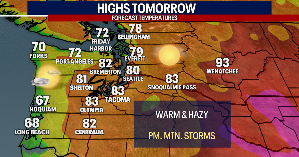 Warm temperatures and hazy skies to end the week | FOX 13 Seattle