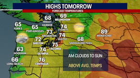 Seattle weather: Sunny and nice Saturday, late shower return