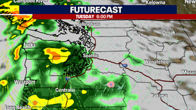 Seattle weather: Wet and breezy Tuesday night