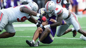 Washington Huskies clamped down by top-ranked Ohio State in 24-6 loss to Buckeyes
