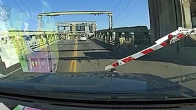 New video shows car jumping University Bridge in Seattle